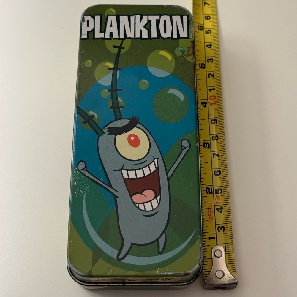 The SpongeBob Movie 2004 Plankton Collector Tin Case